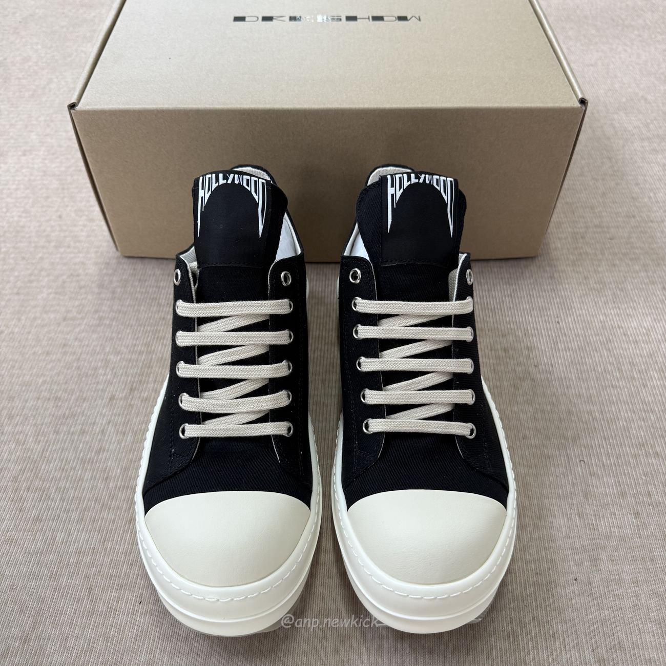 Rick Owens Hollywood Drkshdw Low Black Milk Womens Ds01e3802 Doeh1 911 (9) - www.newkick.vip